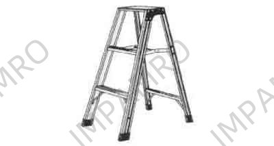 LADDER PLATFORM ALUM-ALLOY, (STEP LADDER) 1.5MTR