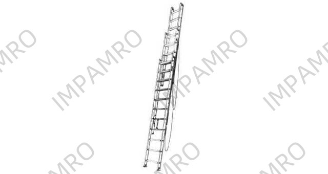 LADDER 3-EXTENSION ALUM-ALLOY, 6.5MTR