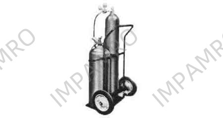 CARRIER CYLINDER FOR 1 OX GAS, STEEL FRAME