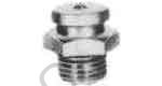 GREASE NIPPLE BUTTON HEAD TYPE, PT 1/8X17 PLATED STEEL