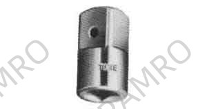 SOCKET ADAPTOR, 6.35MM-MALEX9.5MM-FEMALE