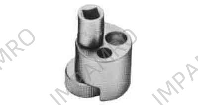 WRENCH STUD REMOVER 1/2", SQ DRIVE F/BOLT SIZE 8-19MM