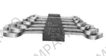 WRENCH SET DOUBLE OPEN END, #35M 6X7 TO 22X24MM 6'S