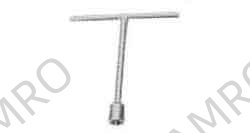 WRENCH T-TYPE 6-POINT 8MM, FIXED HANDLE