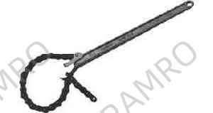 WRENCH CHAIN PIPE SINGLE JAW, 12-50MM CAPACITY