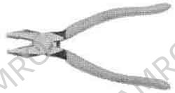PLIER SIDE-CUTTING WITH SPRING, 175MM