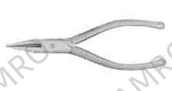 PLIER ROUND-NOSE, PLASTIC COVERED HANDLE 125MM