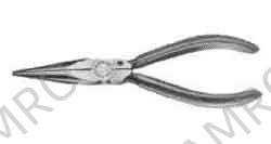 PLIER LONG-NOSE & SIDE-CUTTING, PLASTIC COVERED HANDLE 150MM