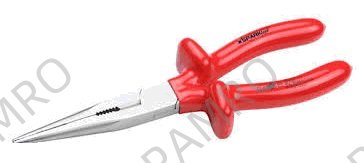 PLIER LONG NOSE INSULATED, VDE UP TO 1000V L:200MM (8")