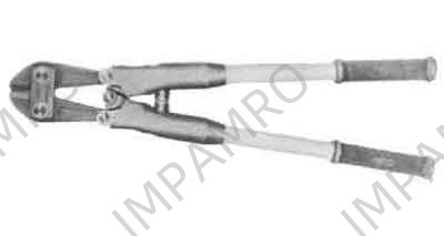 CUTTER BOLT STRAIGHT EDGE, NON-INSULATED HANDLE 620MM