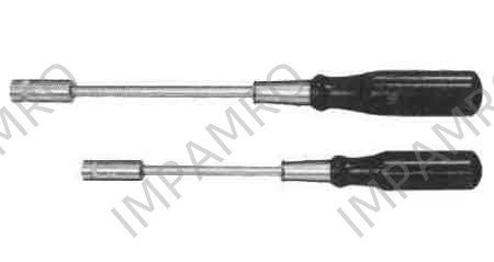 NUT DRIVER HEXAGON WOOD HANDLE, OPENING 13MM
