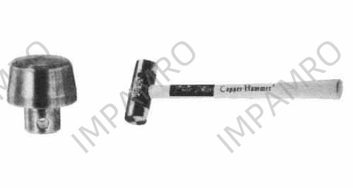 HAMMER COPPER REPLACEABLE, WITH HANDLE NO.1 (0.45KGS)