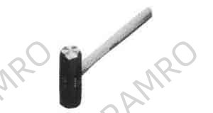 HAMMER ALUMINIUM HANDLE, NO.4 (0.6KGS)