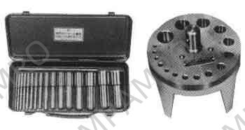PUNCHING TOOL SET DIES & TABLE, 6-38MM 16'S