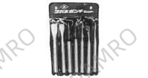 CHISEL & PUNCH SET COMBINATION, 150MM 12'S