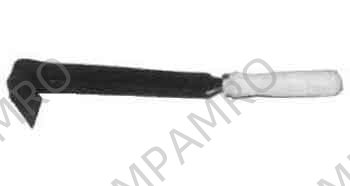 SCRAPER ANGLE WITH WOOD HANDLE, 45MMX320MM