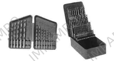 DRILL SET HSS STRAIGHT SHANK, 1-10MM 19'S IN STEEL CASE