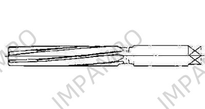 REAMER HAND HELICAL FLUTE, 8.5X120MM