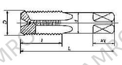 TAP STRAIGHT FOR STRAIGHT PIPE, THREAD PF1/2X14T HSS