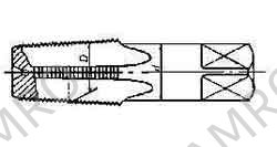 TAP TAPER FOR TAPER THREAD, RC1-1/2X11T HIGH SPEED STEEL
