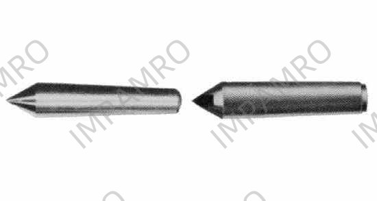 LATHE CENTER CARBIDE TIPPED, MT#4