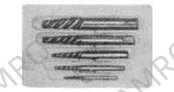 EXTRACTOR SCREW SET 5'S, FOR DRILL SIZE 2.0-7.2MM