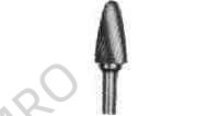 ROTARY BUR CARBIDE TYPE-D, 6MM SHANK/8MM BLADE