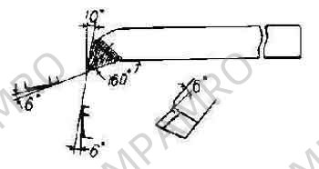 TOOL WITH CARBIDE TIP SINGLE, #37-6 RIGHT HAND 30X35X200MM