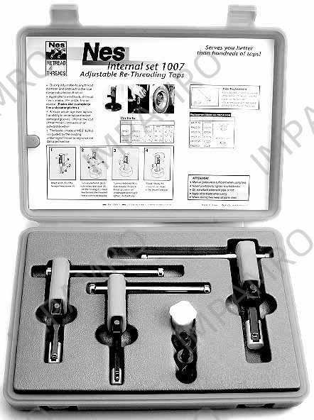 THREAD REPAIR TOOL SET #1036, INTERNAL 22-32/32-54/32-68 3'S