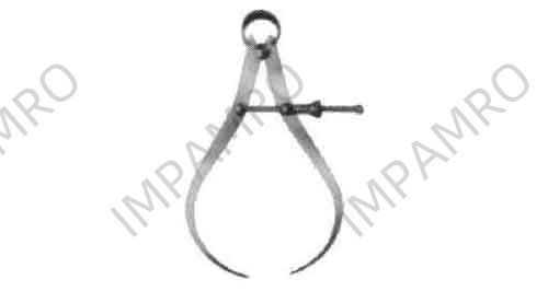 CALIPER OUTSIDE WITH SPRING, 125MM