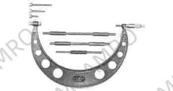 MICROMETER OUTSIDE 150-300MM, W/INTERCHANGEABLE ANVILS