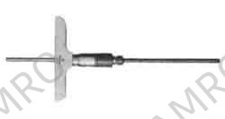 MICROMETER DEPTH 0-250MM, IN 0.01MM WITH SLIDABLE ROD