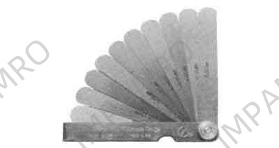THICKNESS GAUGE #172A, 0.0015"-0.015" 3"LENGTH