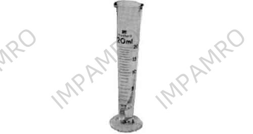 CYLINDER MEASURING GLASS, 20ML