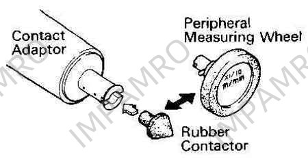 CONTACT ADAPTOR 1/10 YARD/MIN, FOR DIGITAL HAND TACHOMETER