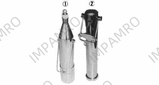 SAMPLING BOTTLE MOUTH-COLLECT, STAINLESS STEEL 1000CC