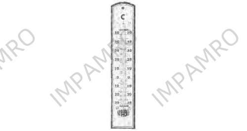 THERMOMETER CABIN -30 TO 50DEG, 250MM