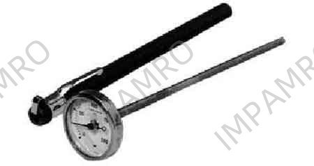THERMOMETER DIAL BIMETAL, POCKET 0 TO 150C.DEG