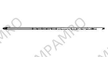 THERMOMETER GLASS REFILL, 0-500DEG.C 450MM