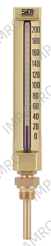 THERMOMETER SIKA 174B 110X30MM, PT1/2 0-120DEG.C 30MM-STEM