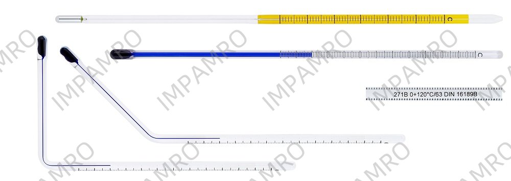 THERMOMETER GLASS INSERT SIKA, FOR 174B 0-60DEG.C 160MM