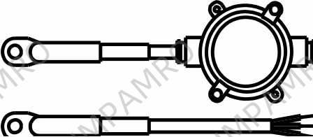 THERMOMETER RESISTANCE GM, VULCANIZED W/RUBBER 1806 GM