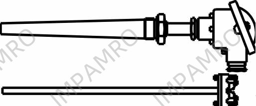 THERMOCOUPLE ASS‘Y FOR EXHAUST, GAS W/INSERT AMETEK 1803 UST-3