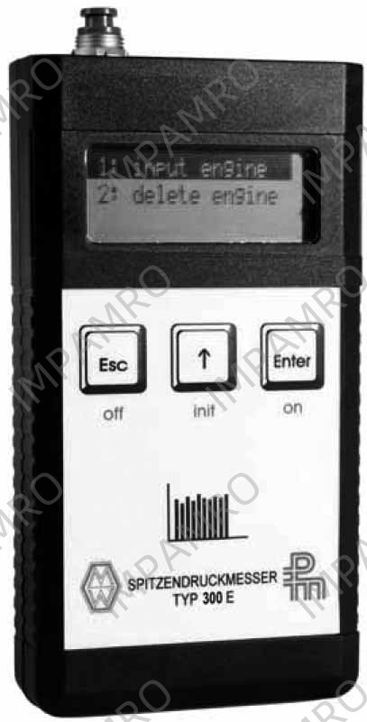 PEAK PRESSURE GAUGE ELECTRONIC, BAEWERT 300E 300BAR 30-3000RPM