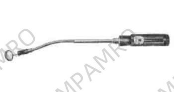 INSPECTION FLASHLIGHT W/MIRROR, SMALL PORTABLE 380MM LENGTH