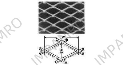 STEEL BLEACHING PLATE, 4.5X914X1829MM MESH 34X135MM