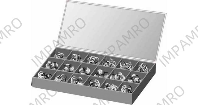 CIRCLIP KIT STEEL SET NO.2, TOTAL 450'S
