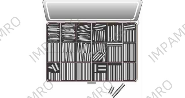 DOWEL PIN KIT HARDENED STEEL, IMPERIAL PARALLEL 350PINS