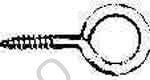 SCREW EYE BRASS NO.18 65MM