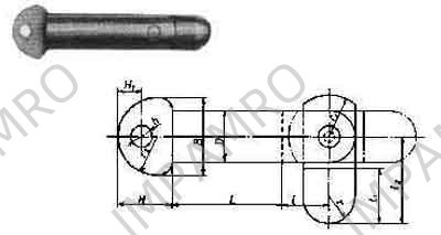 PIN SHIP'S TOGGLE A TYPE, S.STEEL WITH FURTHER DETAIL